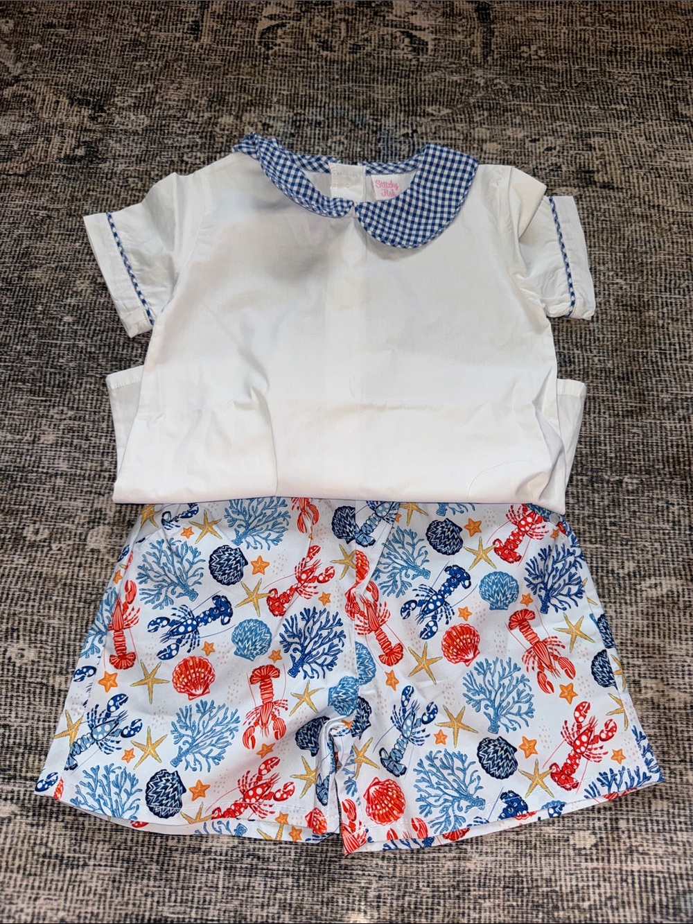 NWOT Stitchy fish set